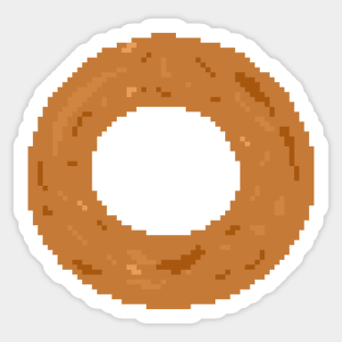 Pixel Onion Ring Sticker